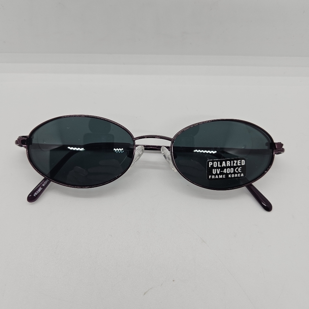NEW Frame Korea purple wire rimmed glasses with magnetic sunglasses FOR FRAMES - Picture 1 of 7